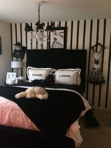 Chanel inspired bedroom